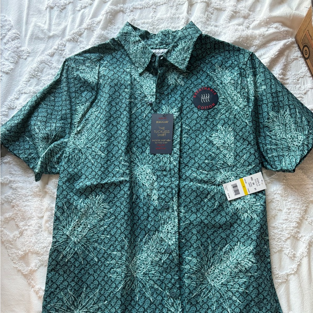 Men’s Haggar Hawaiian Shirt